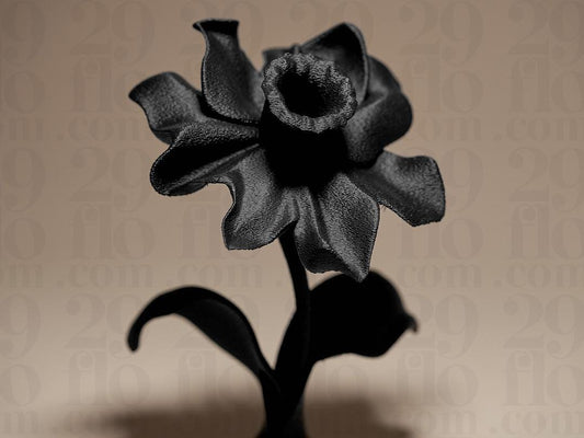 Daffodil - 3D print - floral sculpture - home decor