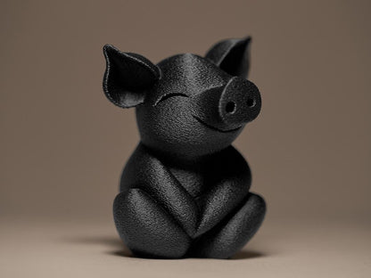 Schweinchen Figur – 3D-Druck Dekoskulptur | Auf Wunsch handbemalt