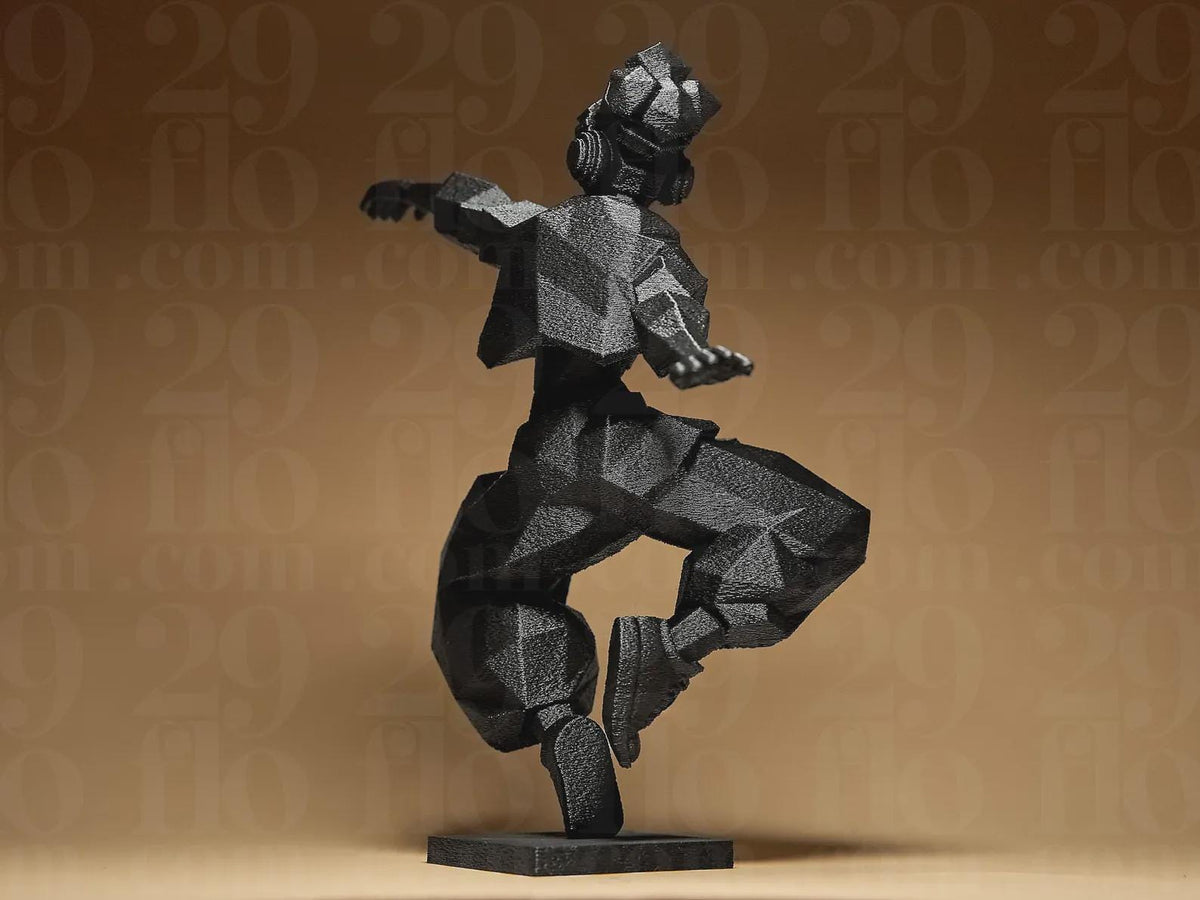 HipHop Dancer – 3D-Druck Tanz-Skulptur, auf Wunsch handbemalt