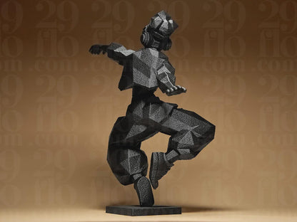 HipHop Dancer – 3D-Druck Tanz-Skulptur, auf Wunsch handbemalt