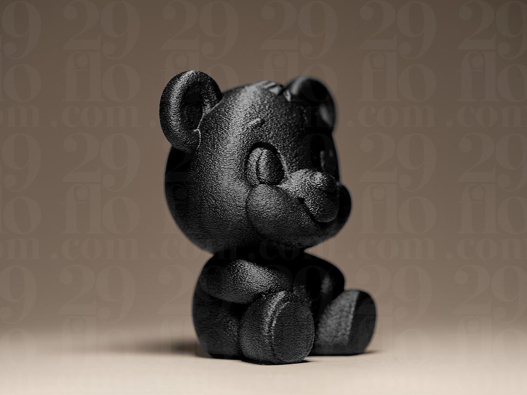 Teddybär Figur – 3D-Druck Dekoskulptur | Handbemalt & individuell