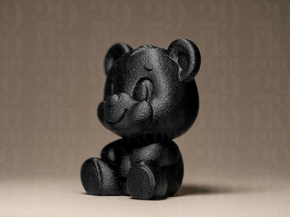 Teddybär Figur – 3D-Druck Dekoskulptur | Handbemalt & individuell