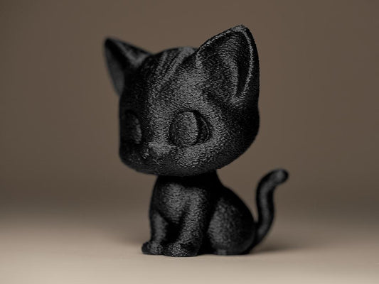 Kätzchen Figur – 3D-Druck Dekoskulptur | Auf Wunsch handbemalt
