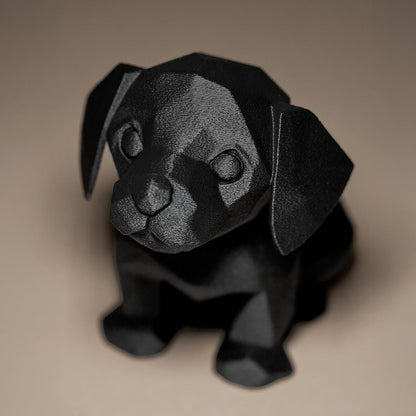 Hündchen Figur – 3D-Druck Dekoskulptur | Auf Wunsch handbemalt