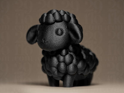 Lämmchen Figur – 3D-Druck Dekoskulptur | Auf Wunsch handbemalt