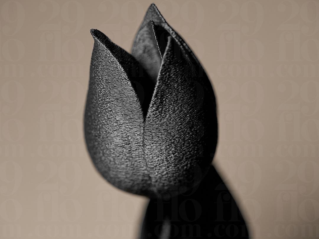 Tulip Figurine - 3D print - floral sculpture - home decor
