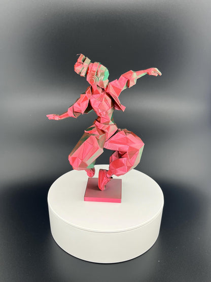 HipHop Dancer – 3D-Druck Tanz-Skulptur, auf Wunsch handbemalt