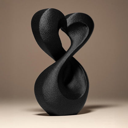 Infinite Heart - 3D print - love sculpture - home decor