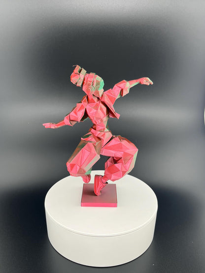 HipHop Dancer – 3D-Druck Tanz-Skulptur, auf Wunsch handbemalt