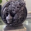 Wassermann Relief - 3d Druck - Sternzeichen Skulptur handbemalt mit Metallic Farbe
